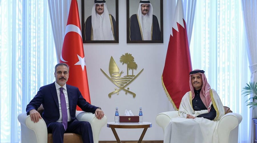 disisleri bakani fidan ile katarli mevkidasi al sani telefonda gorustu ss7YGBU3