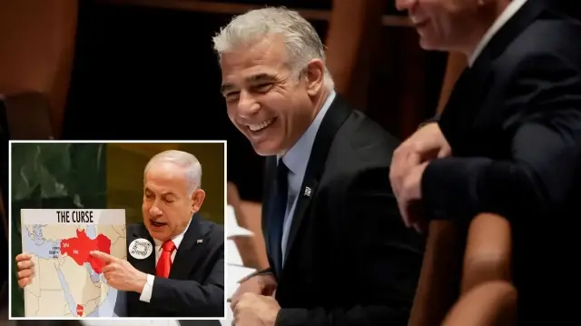 israilli siyasetci lapid netanyahunun bm konusmasini elestirdi eskimis numaralarla dolu bir konusma u6LYNPJ3