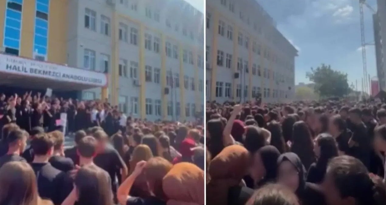 tacizden aciga alinan ogretmen geri dondu ogrenciler isyan etti UeXvUHiJ